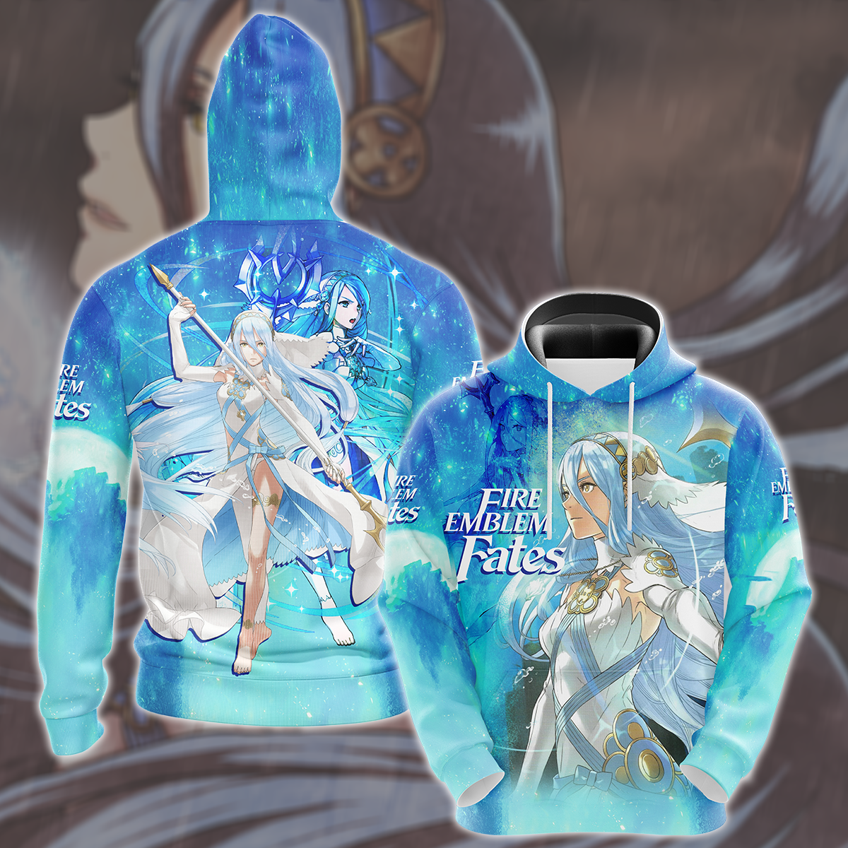 Fire Emblem Fates Video Game All Over Printed T-shirt Tank Top Zip Hoodie Pullover Hoodie Hawaiian Shirt Beach Shorts Joggers Hoodie S