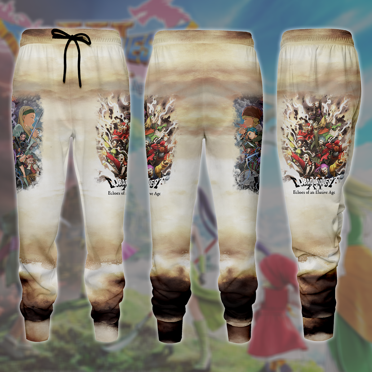 Dragon Quest XI: Echoes of an Elusive Age Video Game All Over Printed T-shirt Tank Top Zip Hoodie Pullover Hoodie Hawaiian Shirt Beach Shorts Joggers Joggers S