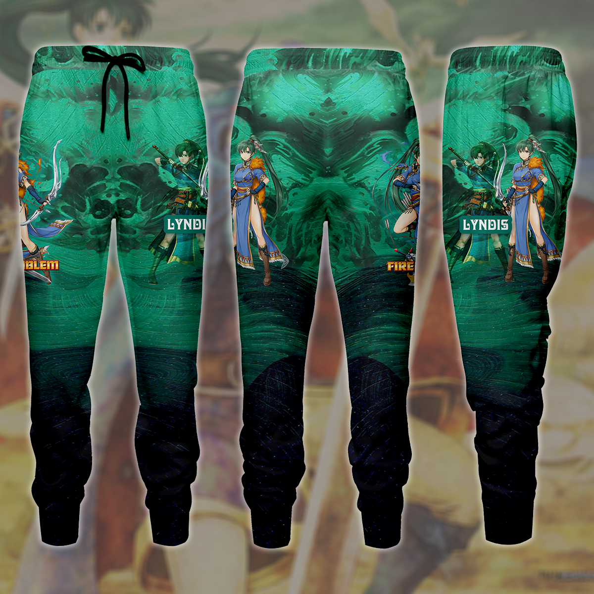 Fire Emblem Blazing Sword Lyndis Video Game All Over Printed T-shirt Tank Top Zip Hoodie Pullover Hoodie Hawaiian Shirt Beach Shorts Joggers Joggers S