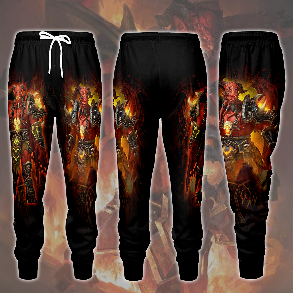 World Of Warcraft Kil'jaeden Video Game All Over Printed T-shirt Tank Top Zip Hoodie Pullover Hoodie Hawaiian Shirt Beach Shorts Joggers Joggers S