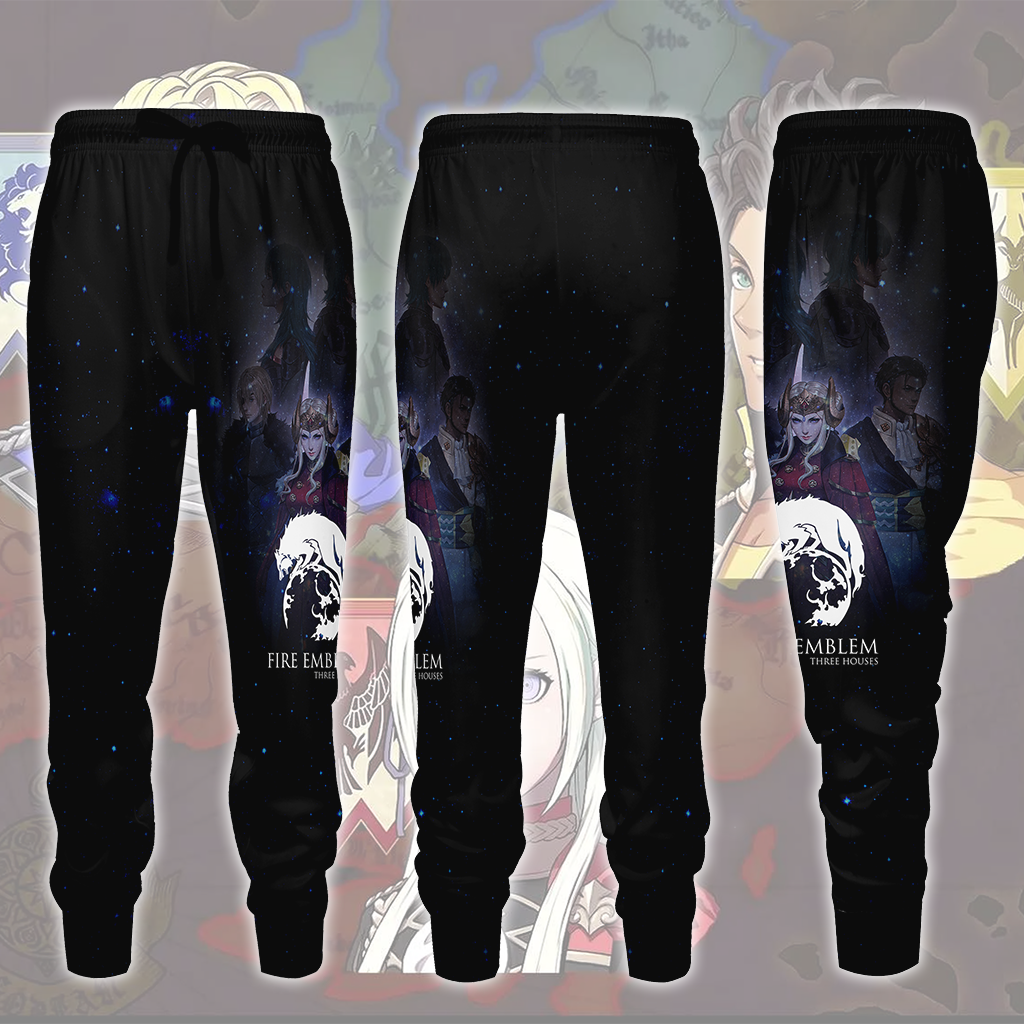 Fire Emblem Three Houses Video Game All Over Printed T-shirt Tank Top Zip Hoodie Pullover Hoodie Hawaiian Shirt Beach Shorts Joggers Joggers S