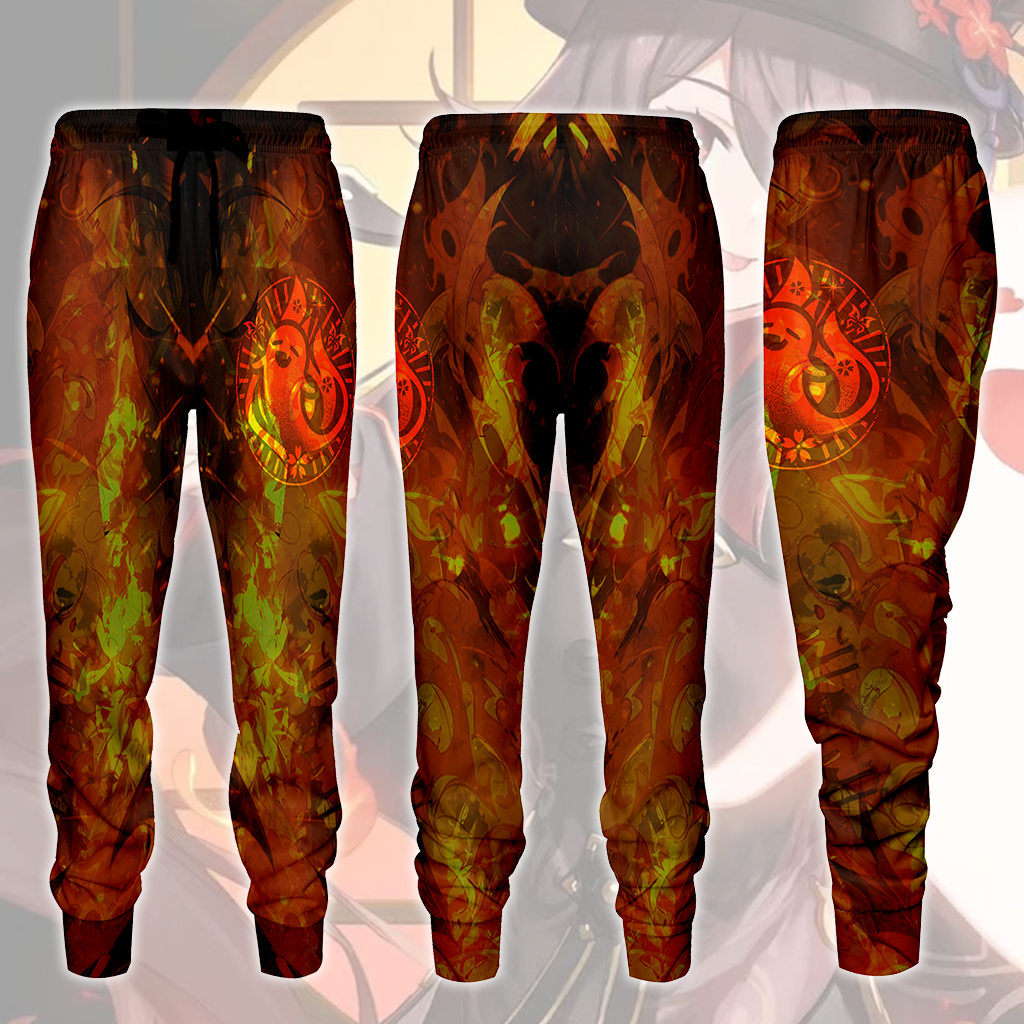 Genshin Impact Hu Tao Video Game All Over Printed T-shirt Tank Top Zip Hoodie Pullover Hoodie Hawaiian Shirt Beach Shorts Joggers Joggers S