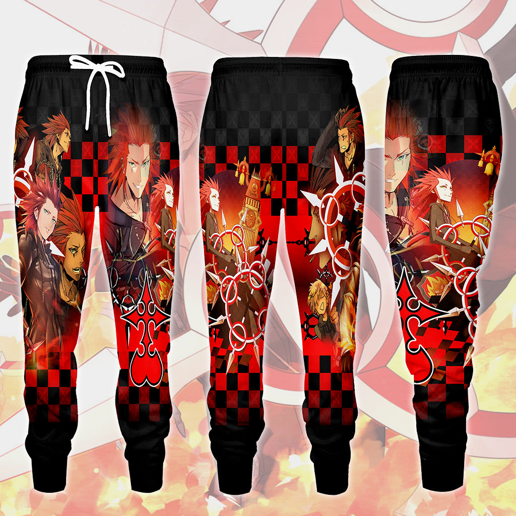 Kingdom Hearts Axel Video Game All Over Printed T-shirt Tank Top Zip Hoodie Pullover Hoodie Hawaiian Shirt Beach Shorts Joggers Joggers S