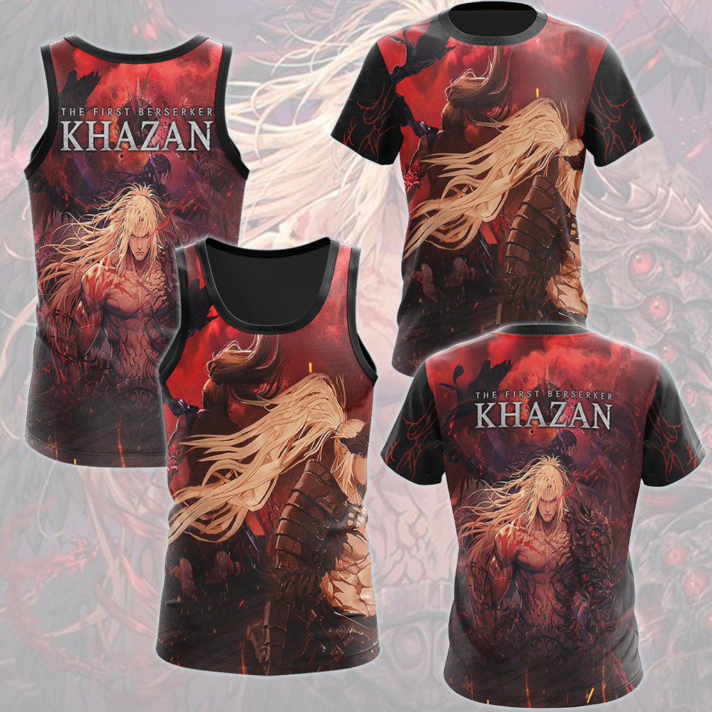 The First Berserker: Khazan Video Game All Over Printed T-shirt Tank Top Zip Hoodie Pullover Hoodie Hawaiian Shirt Beach Shorts Joggers