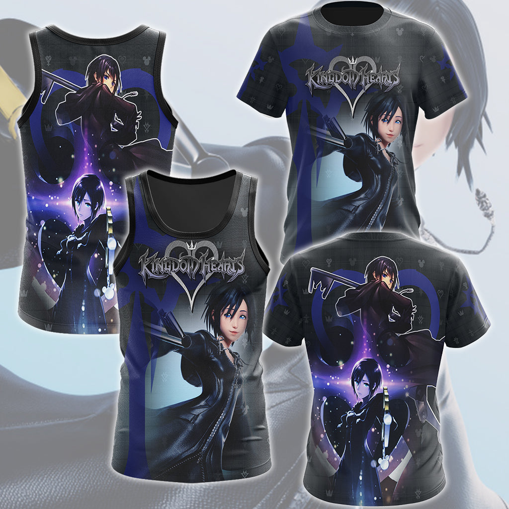 Kingdom Hearts Xion Video Game All Over Printed T-shirt Tank Top Zip Hoodie Pullover Hoodie Hawaiian Shirt Beach Shorts Joggers