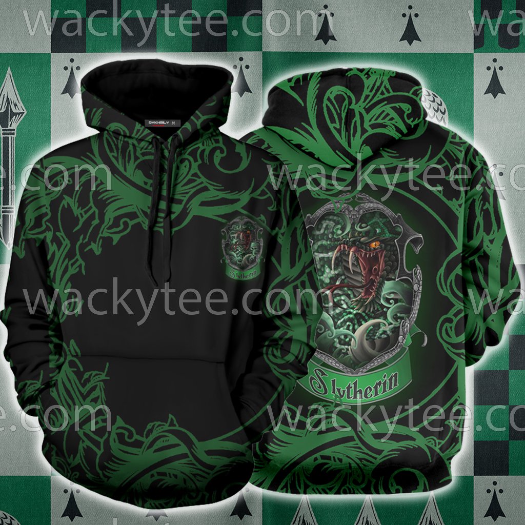 Cunning Like A Slytherin Harry Potter Unisex 3D T-shirt Hoodie S