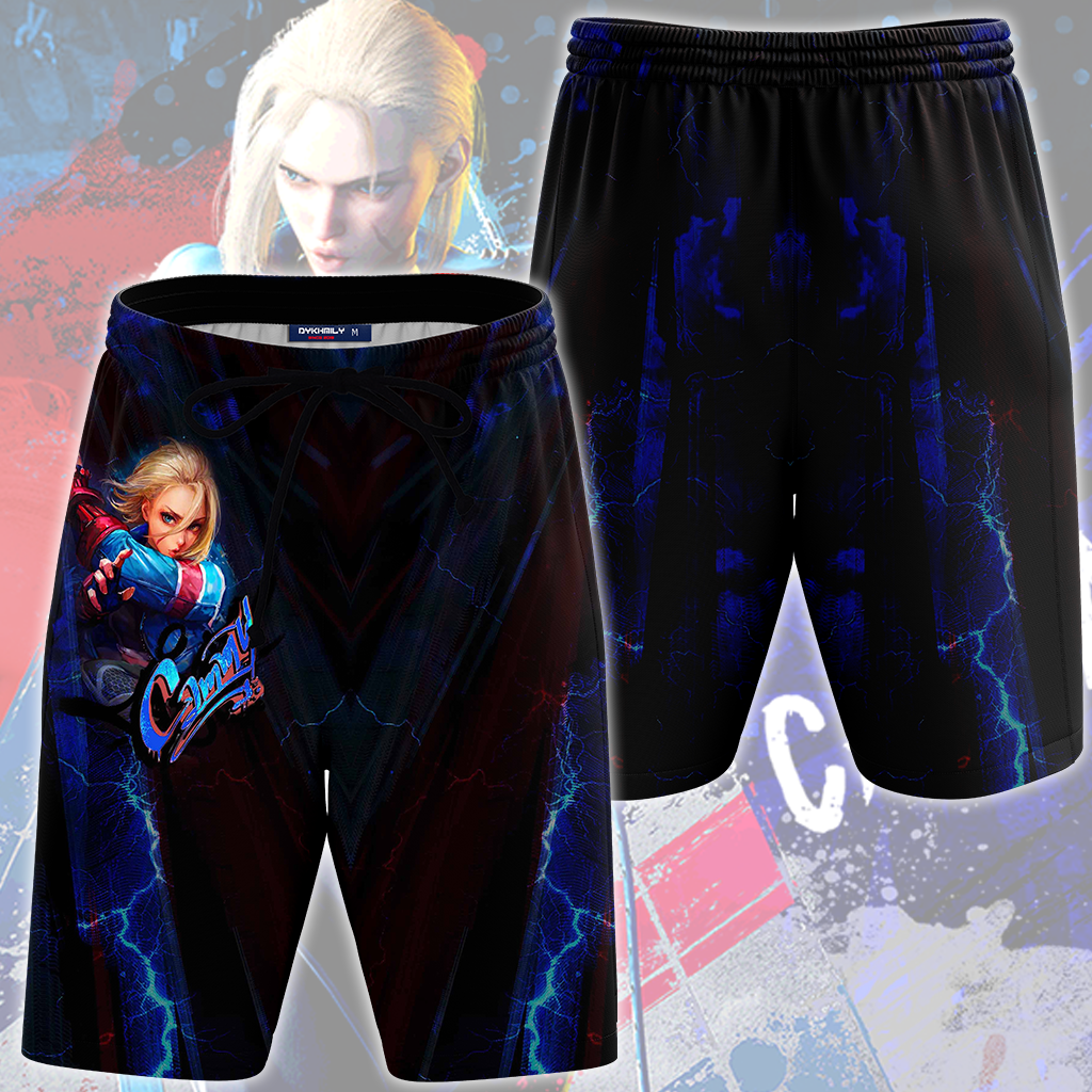 Street Fighter 6 Cammy Video Game All Over Printed T-shirt Tank Top Zip Hoodie Pullover Hoodie Hawaiian Shirt Beach Shorts Joggers Beach Shorts S