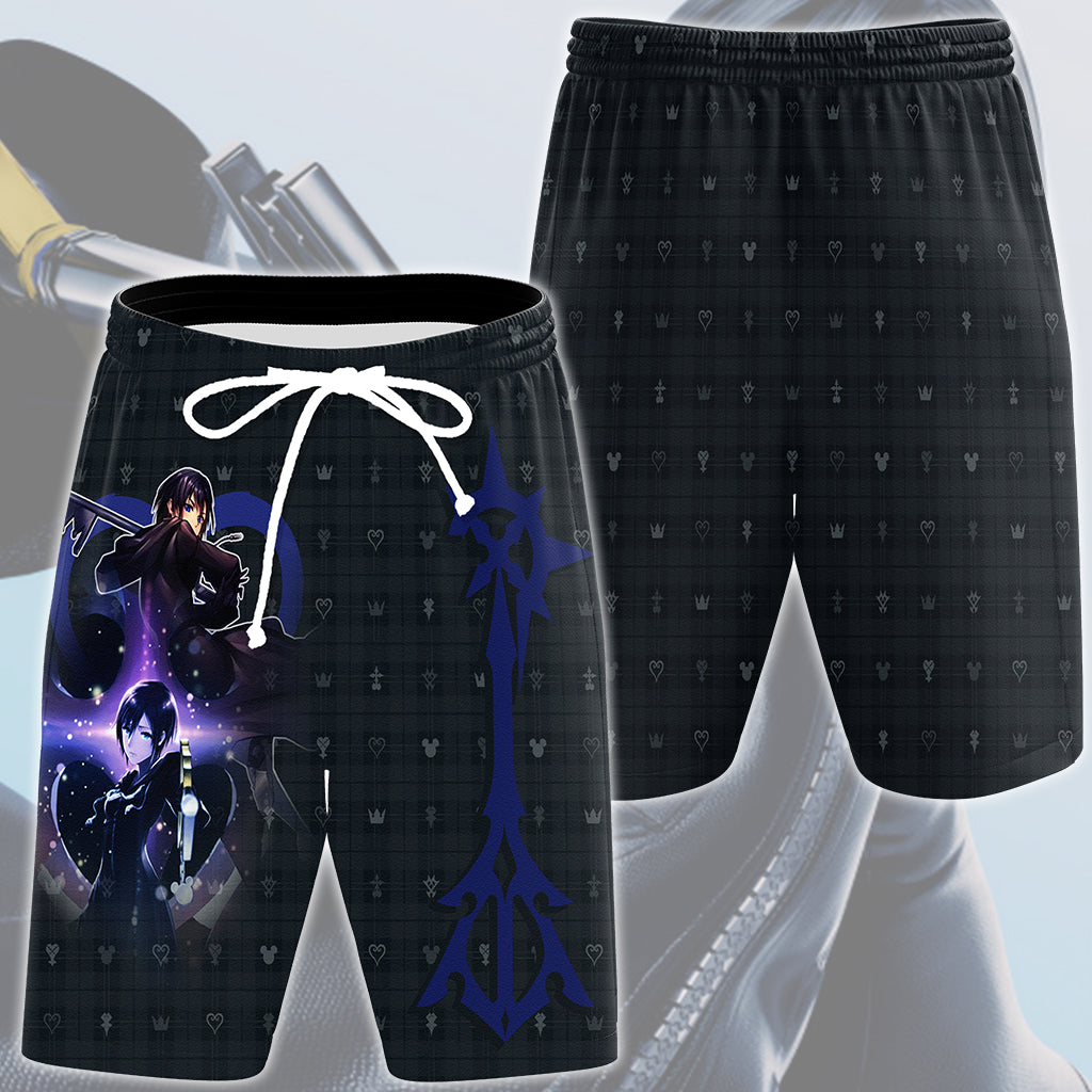Kingdom Hearts Xion Video Game All Over Printed T-shirt Tank Top Zip Hoodie Pullover Hoodie Hawaiian Shirt Beach Shorts Joggers Beach Shorts S