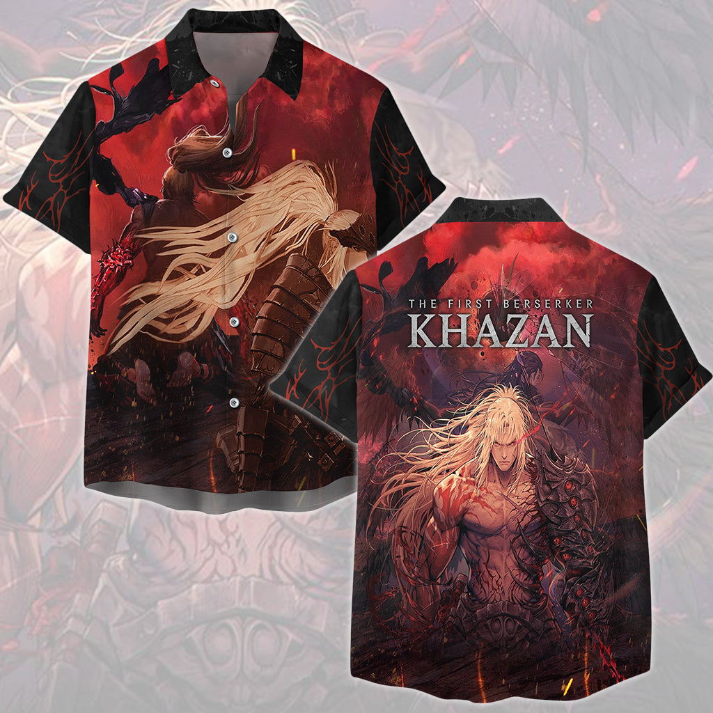 The First Berserker: Khazan Video Game All Over Printed T-shirt Tank Top Zip Hoodie Pullover Hoodie Hawaiian Shirt Beach Shorts Joggers Hawaiian Shirt S