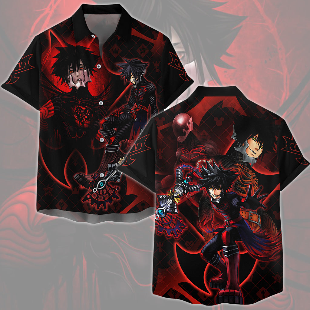 Kingdom Hearts Vanitas Video Game All Over Printed T-shirt Tank Top Zip Hoodie Pullover Hoodie Hawaiian Shirt Beach Shorts Joggers Hawaiian Shirt S