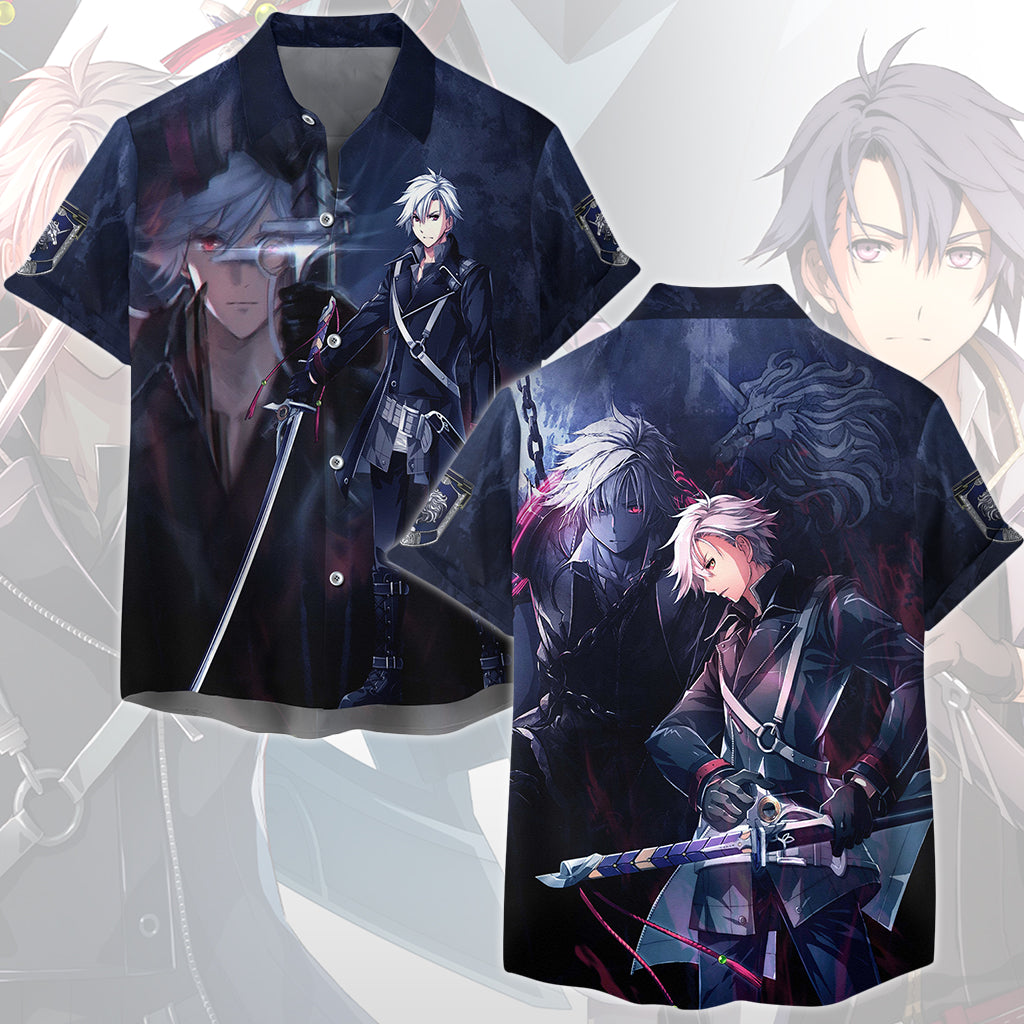 The Legend of Heroes: Trails of Cold Steel IV Rean Schwarzer Video Game All Over Printed T-shirt Tank Top Zip Hoodie Pullover Hoodie Hawaiian Shirt Beach Shorts Joggers Hawaiian Shirt S