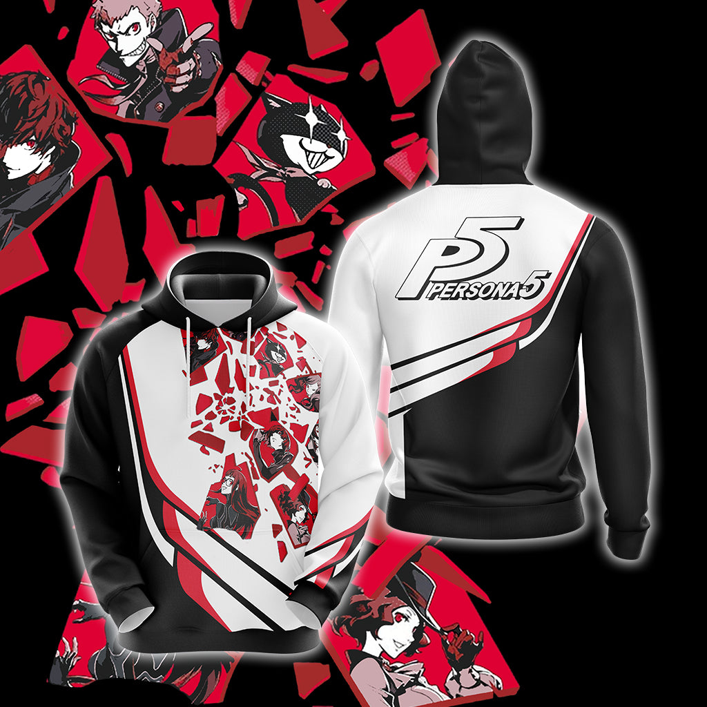 Persona 5 New Look Unisex 3D T-shirt Hoodie Hoodie S