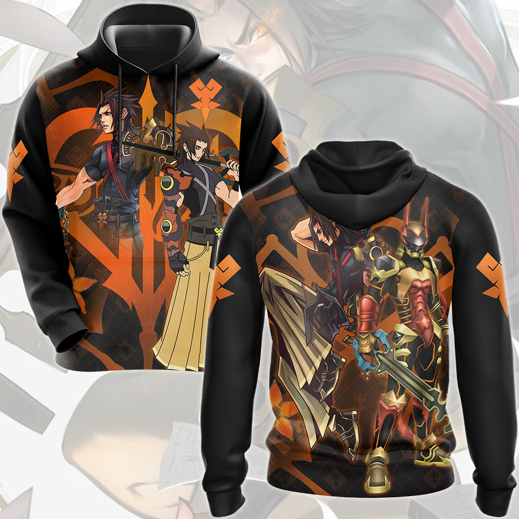 Kingdom Hearts Terra Video Game All Over Printed T-shirt Tank Top Zip Hoodie Pullover Hoodie Hawaiian Shirt Beach Shorts Joggers Hoodie S