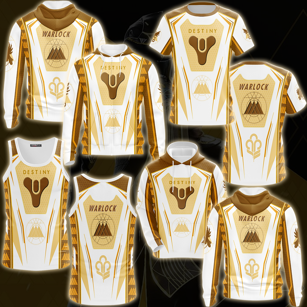 Destiny Warlock Video Game All Over Printed T-shirt Tank Top Zip Hoodie Pullover Hoodie Hawaiian Shirt Beach Shorts Joggers