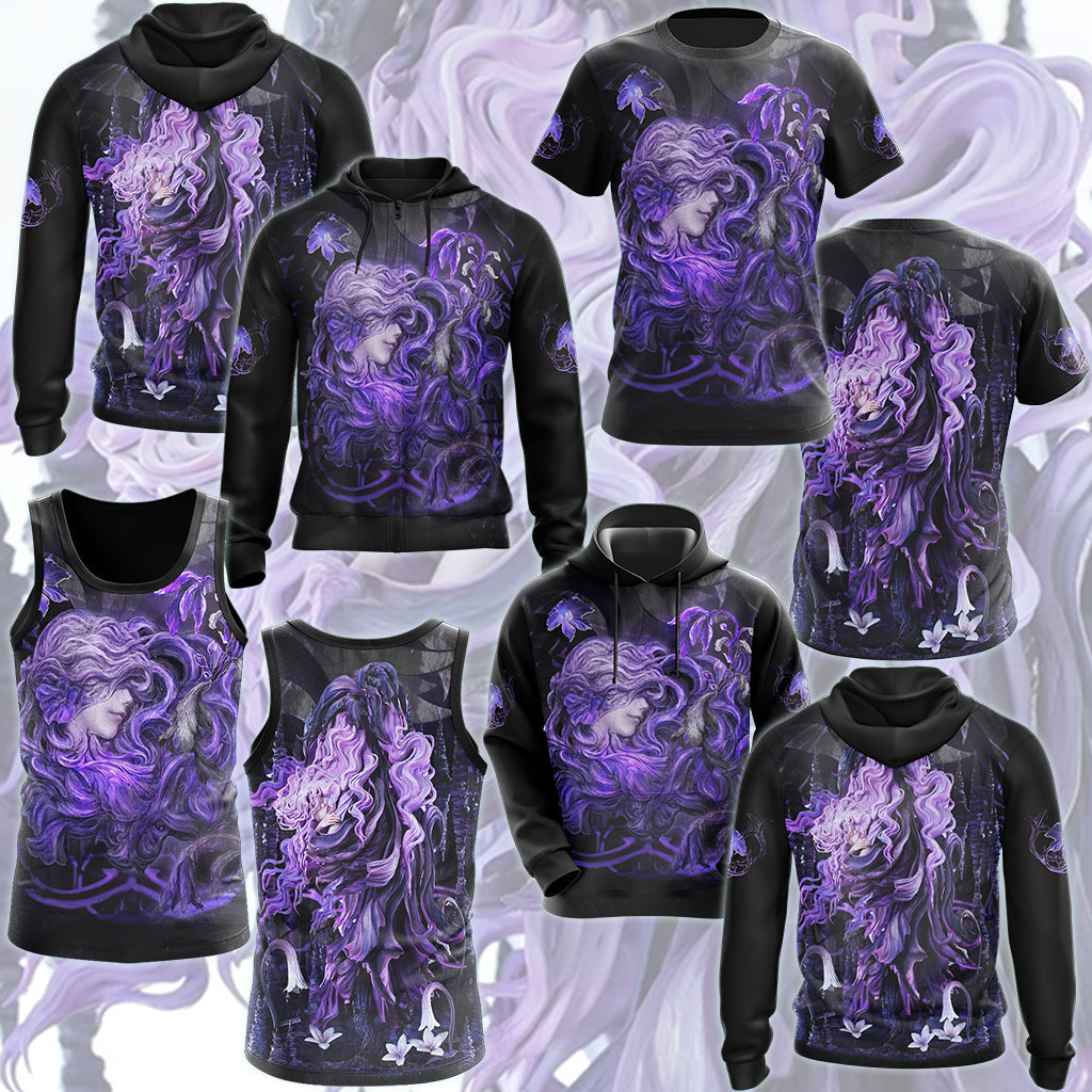 Elden Ring St. Trina Video Game All Over Printed T-shirt Tank Top Zip Hoodie Pullover Hoodie Hawaiian Shirt Beach Shorts Joggers