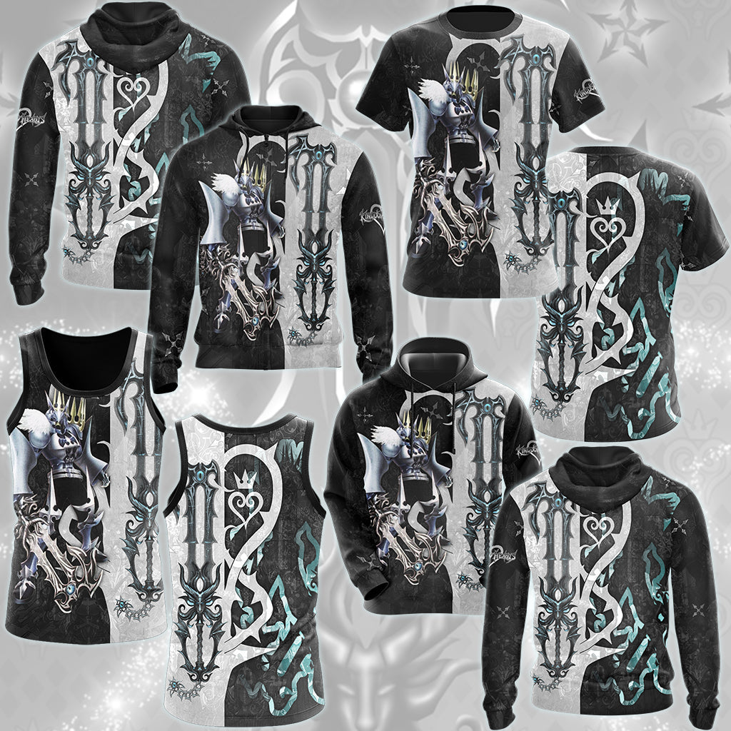 Kingdom Hearts The Gazing Eye (The Master's Eye) Keyblade Video Game All Over Printed T-shirt Tank Top Zip Hoodie Pullover Hoodie Hawaiian Shirt Beach Shorts Joggers