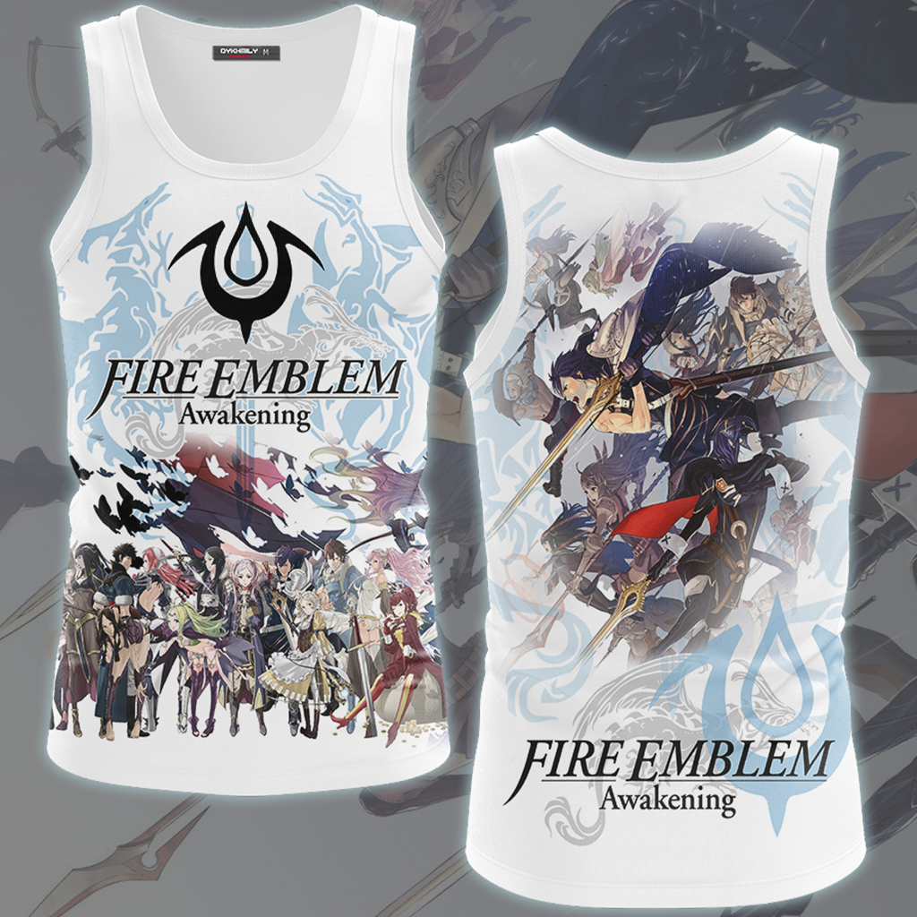 Fire Emblem Awakening Video Game All Over Printed T-shirt Tank Top Zip Hoodie Pullover Hoodie Hawaiian Shirt Beach Shorts Joggers Tank Top S
