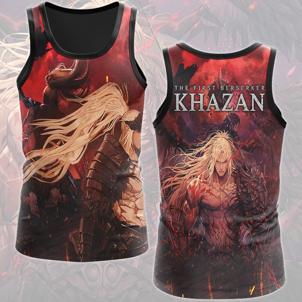 The First Berserker: Khazan Video Game All Over Printed T-shirt Tank Top Zip Hoodie Pullover Hoodie Hawaiian Shirt Beach Shorts Joggers Tank Top S
