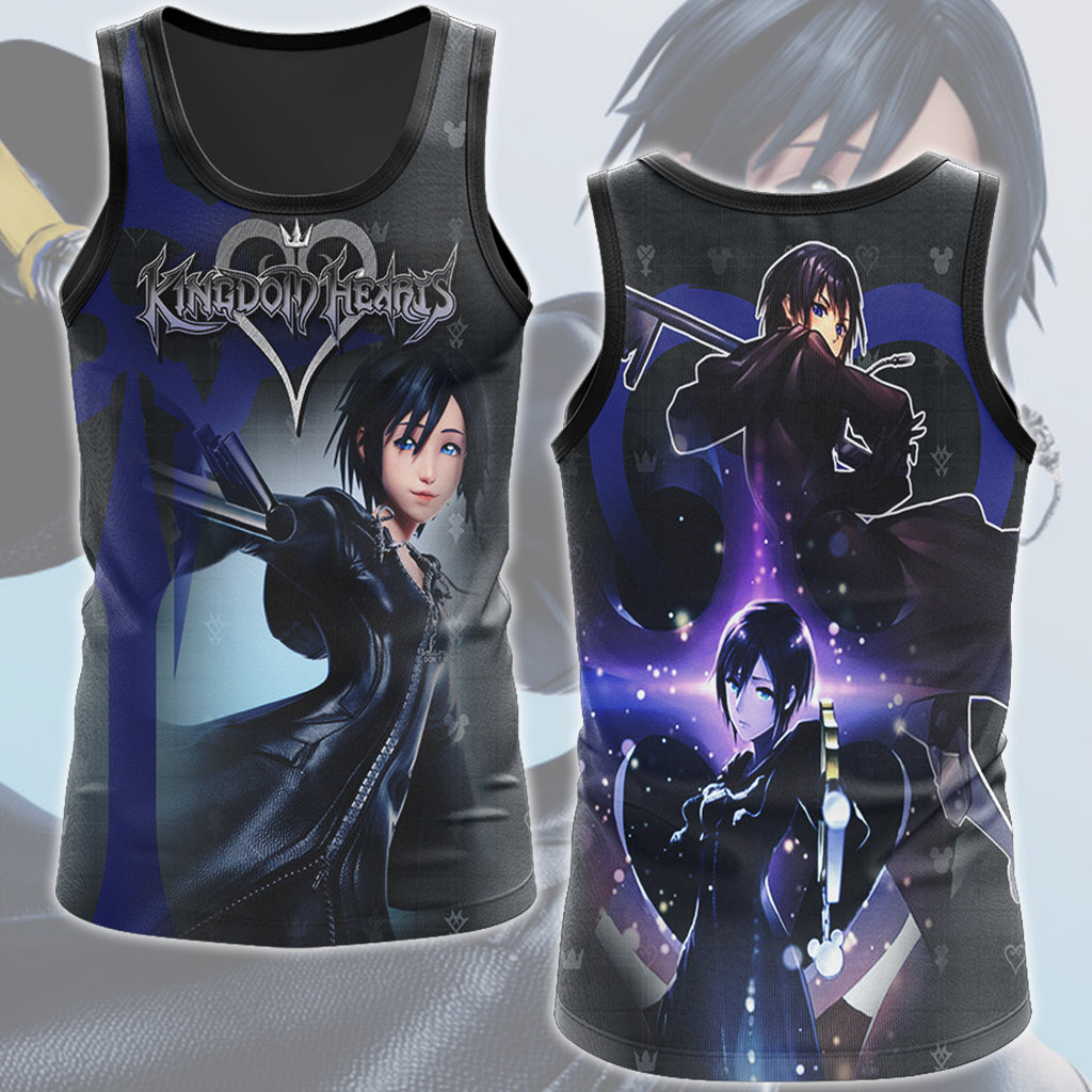 Kingdom Hearts Xion Video Game All Over Printed T-shirt Tank Top Zip Hoodie Pullover Hoodie Hawaiian Shirt Beach Shorts Joggers Tank Top S