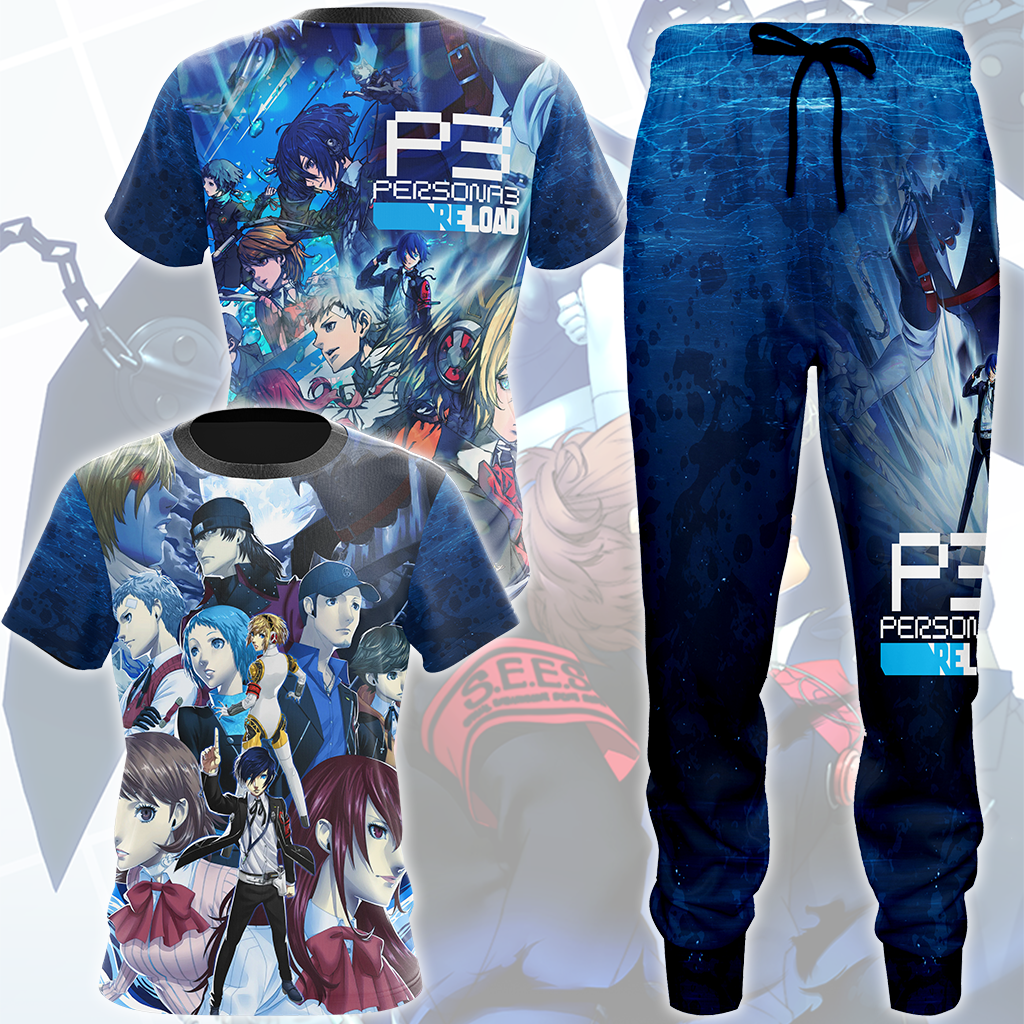 Persona 3 Reload Video Game All Over Printed T-shirt Tank Top Zip Hoodie Pullover Hoodie Hawaiian Shirt Beach Shorts Joggers