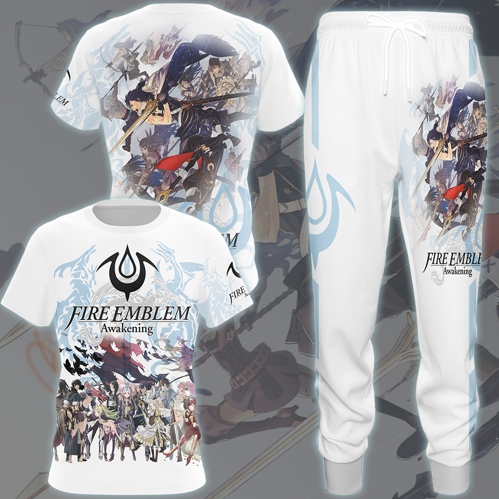 Fire Emblem Awakening Video Game All Over Printed T-shirt Tank Top Zip Hoodie Pullover Hoodie Hawaiian Shirt Beach Shorts Joggers