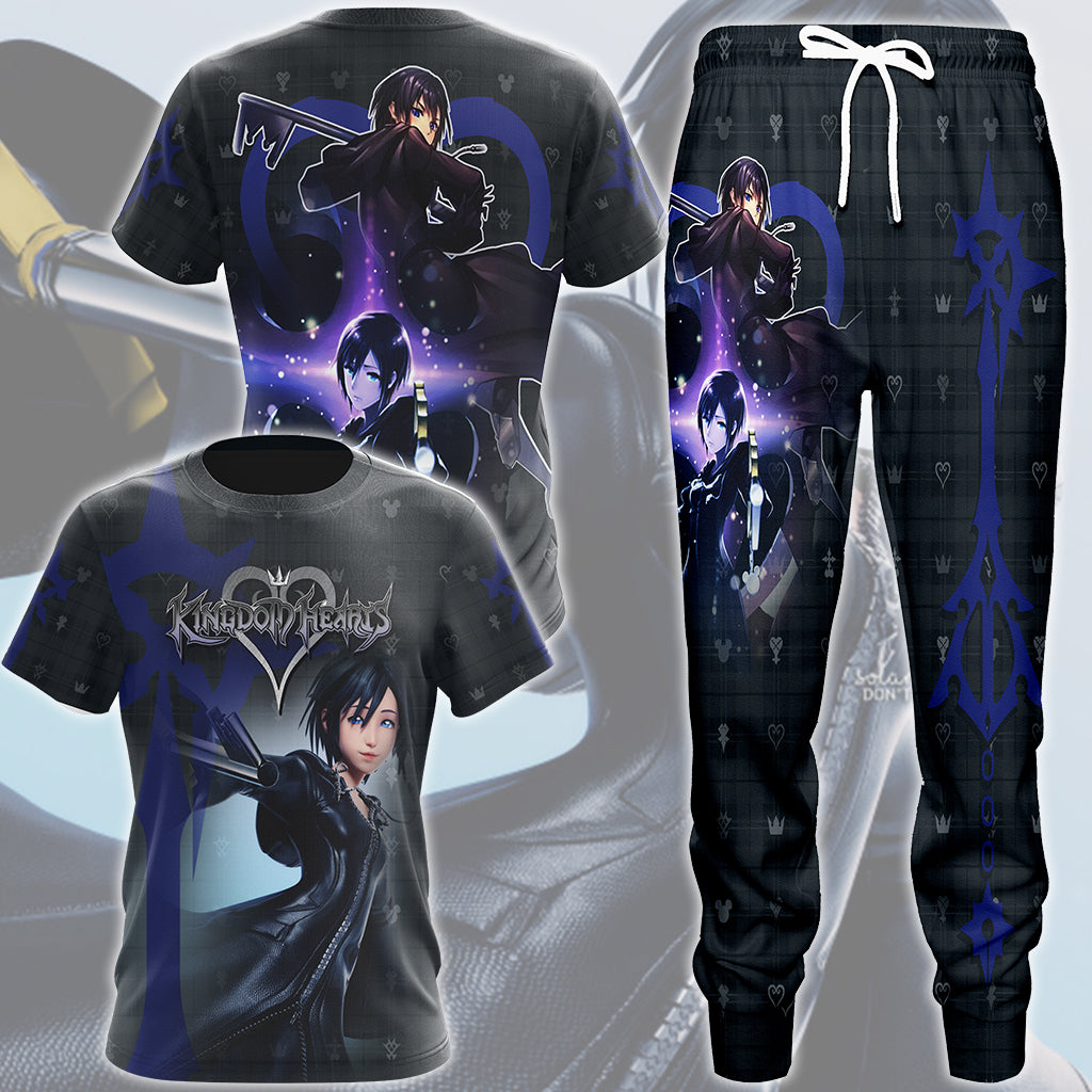 Kingdom Hearts Xion Video Game All Over Printed T-shirt Tank Top Zip Hoodie Pullover Hoodie Hawaiian Shirt Beach Shorts Joggers