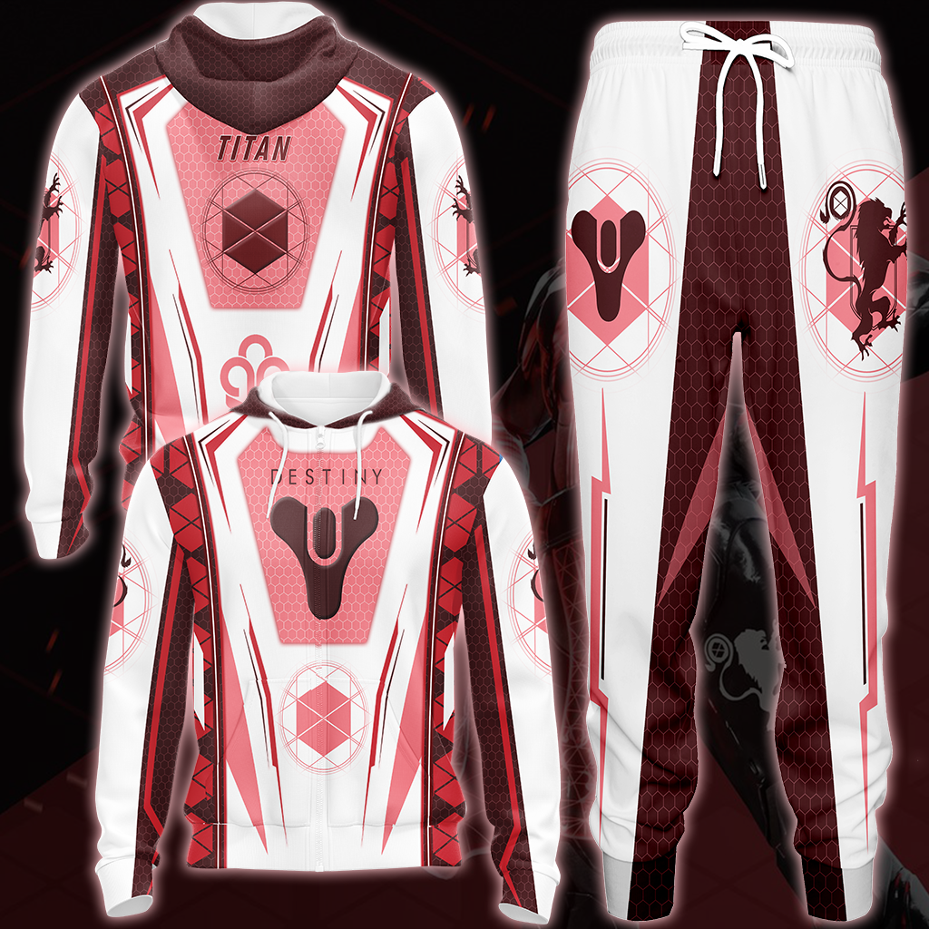 Destiny Titan Video Game All Over Printed T-shirt Tank Top Zip Hoodie Pullover Hoodie Hawaiian Shirt Beach Shorts Joggers
