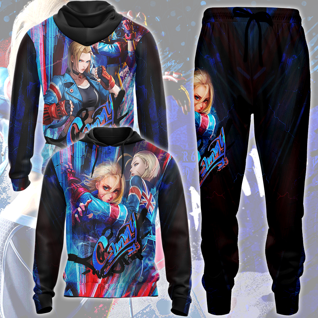 Street Fighter 6 Cammy Video Game All Over Printed T-shirt Tank Top Zip Hoodie Pullover Hoodie Hawaiian Shirt Beach Shorts Joggers