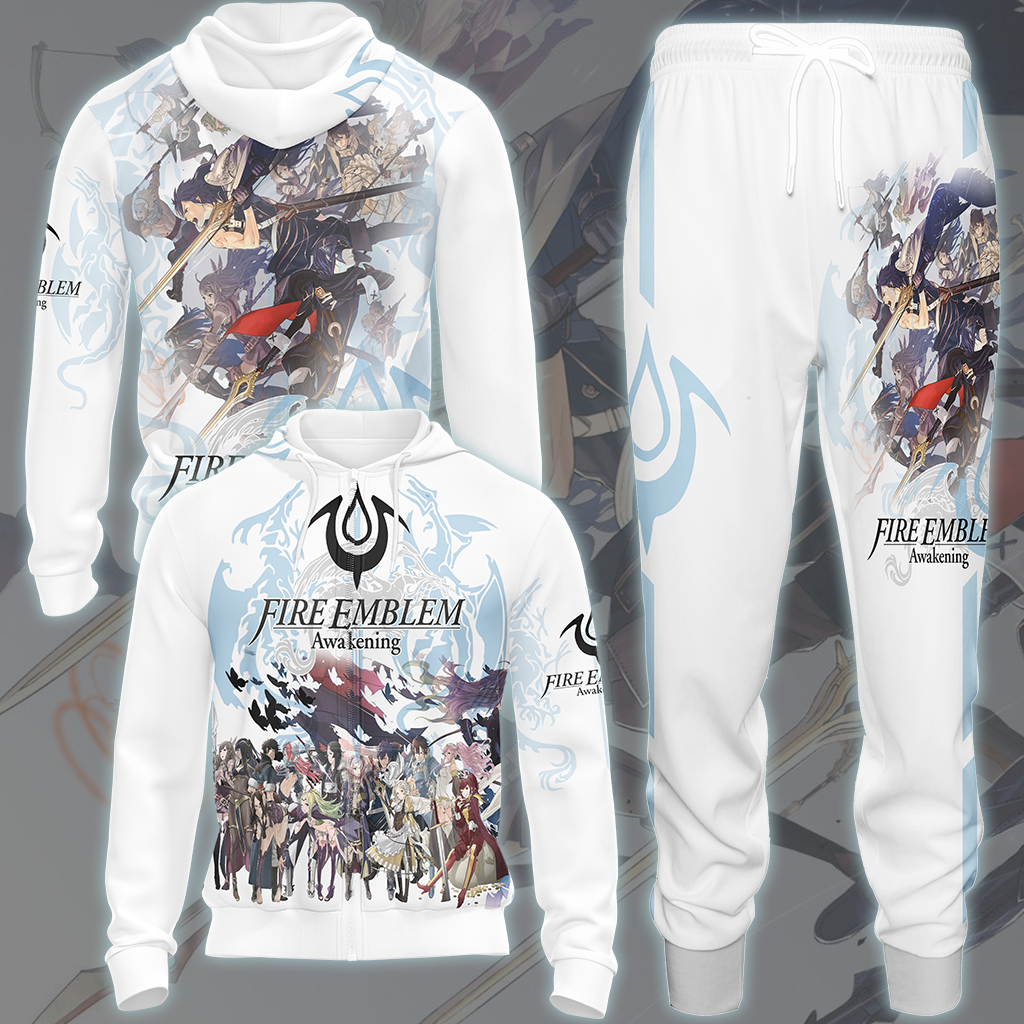 Fire Emblem Awakening Video Game All Over Printed T-shirt Tank Top Zip Hoodie Pullover Hoodie Hawaiian Shirt Beach Shorts Joggers