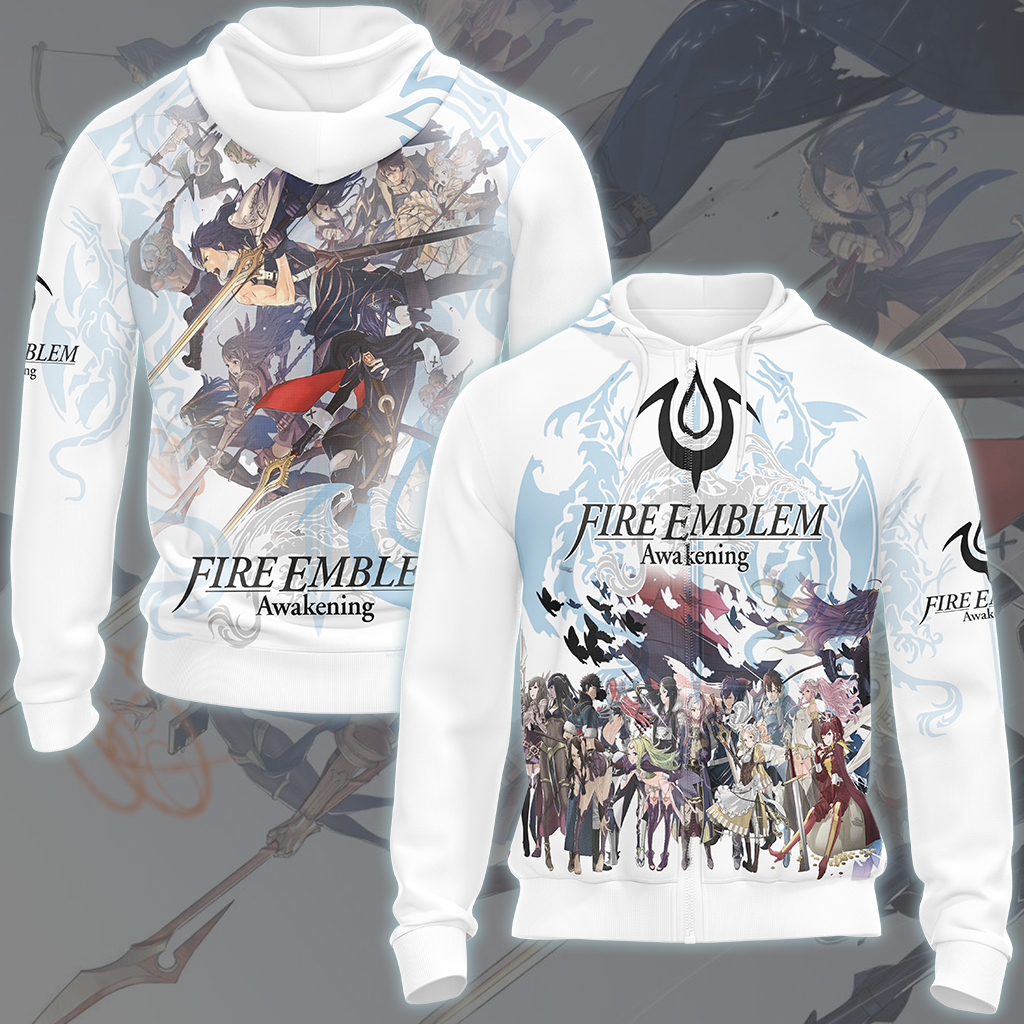 Fire Emblem Awakening Video Game All Over Printed T-shirt Tank Top Zip Hoodie Pullover Hoodie Hawaiian Shirt Beach Shorts Joggers Zip Hoodie S