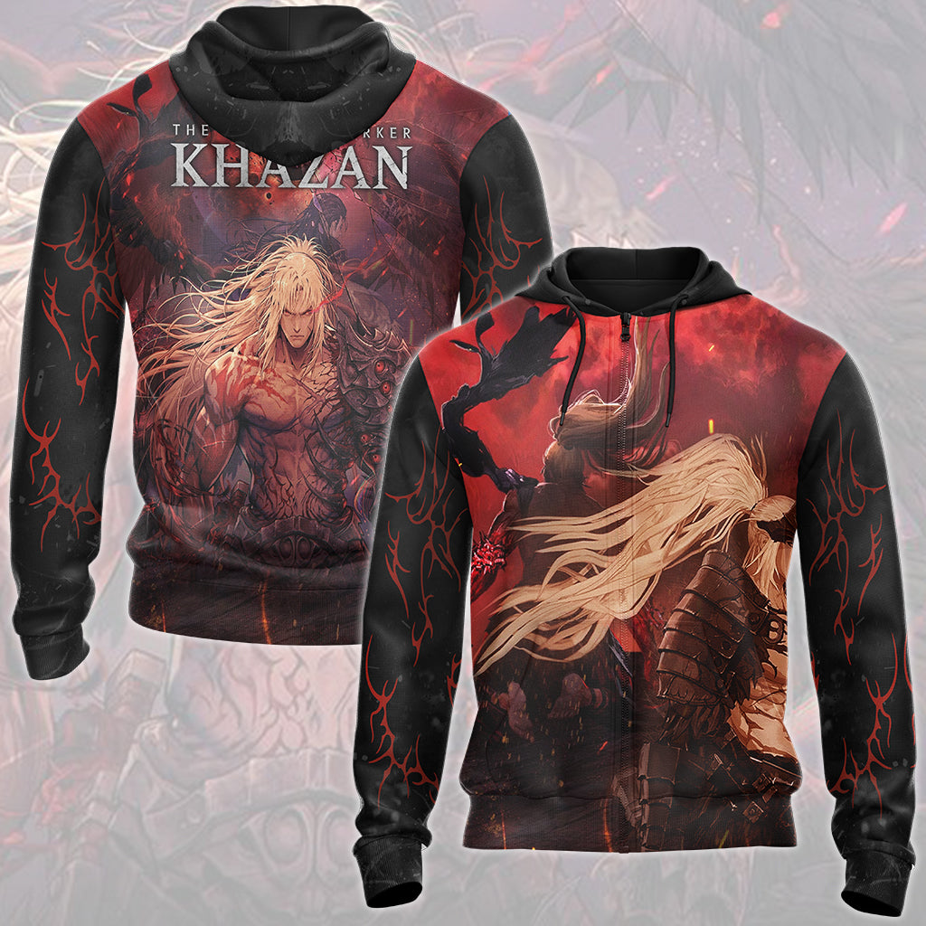 The First Berserker: Khazan Video Game All Over Printed T-shirt Tank Top Zip Hoodie Pullover Hoodie Hawaiian Shirt Beach Shorts Joggers Zip Hoodie S