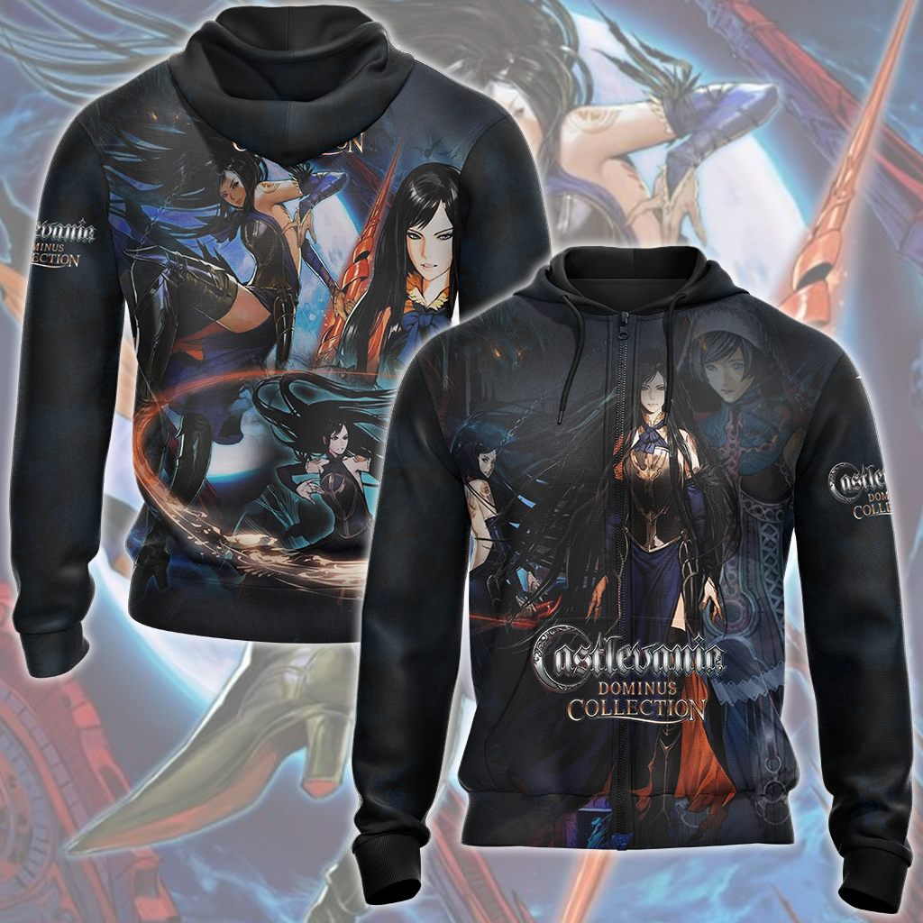 Castlevania Dominus Video Game All Over Printed T-shirt Tank Top Zip Hoodie Pullover Hoodie Hawaiian Shirt Beach Shorts Joggers Zip Hoodie S