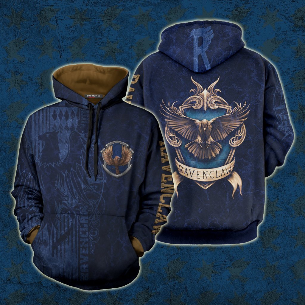 The Wise Ravenclaw Harry Potter New Unisex 3D T-shirt Hoodie S