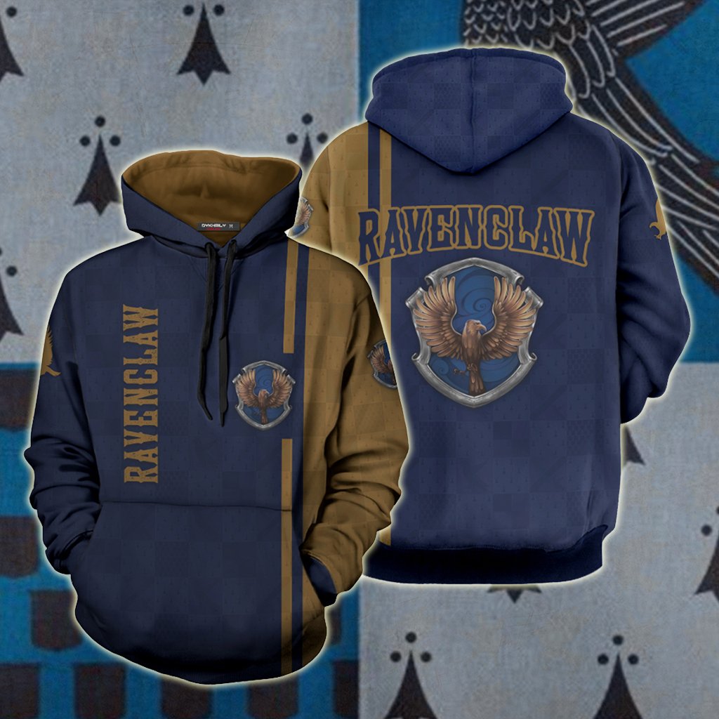 Proud To Be A Ravenclaw Harry Potter Unisex 3D T-shirt Hoodie S