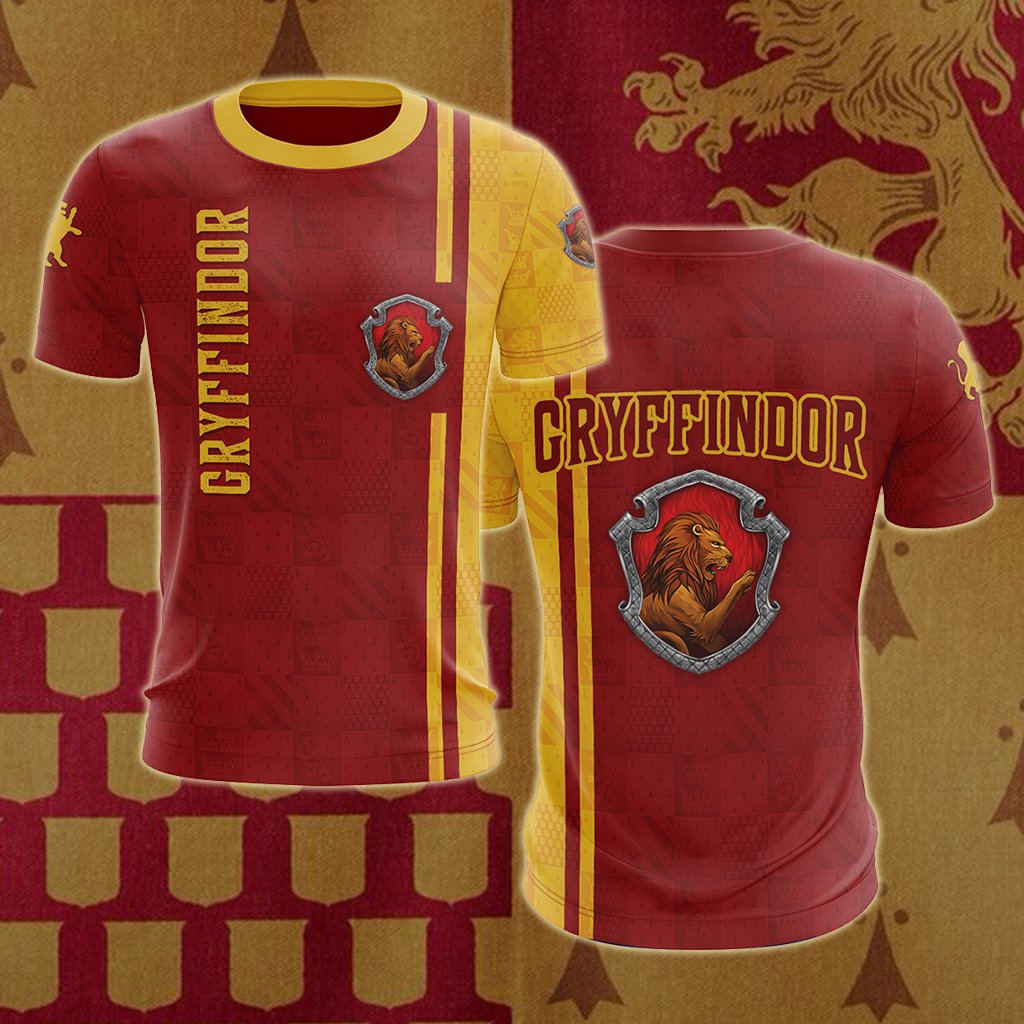 Proud To Be A Gryffindor Harry Potter Unisex 3D T-shirt T-shirt S