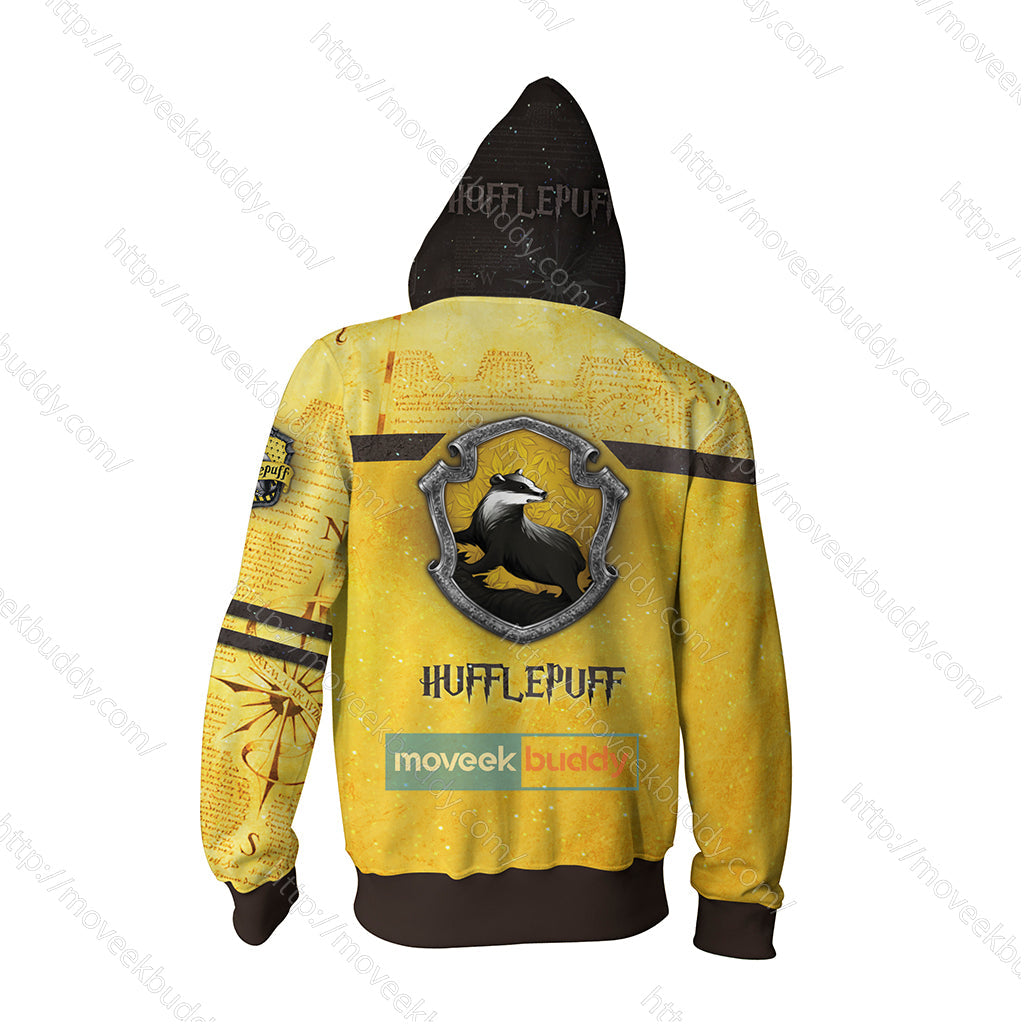 Hufflepuff House Harry Potter New Unisex 3D T-shirt