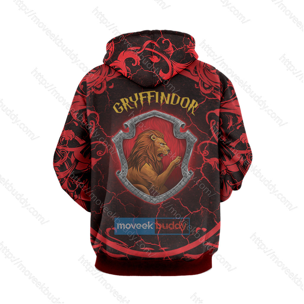 Hogwarts Brave Like A Gryffindor Harry Potter New Unisex 3D T-shirt
