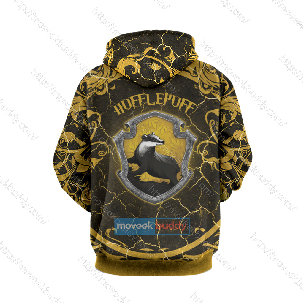 Hogwarts Loyal Like A Hufflepuff Harry Potter New Unisex 3D T-shirt
