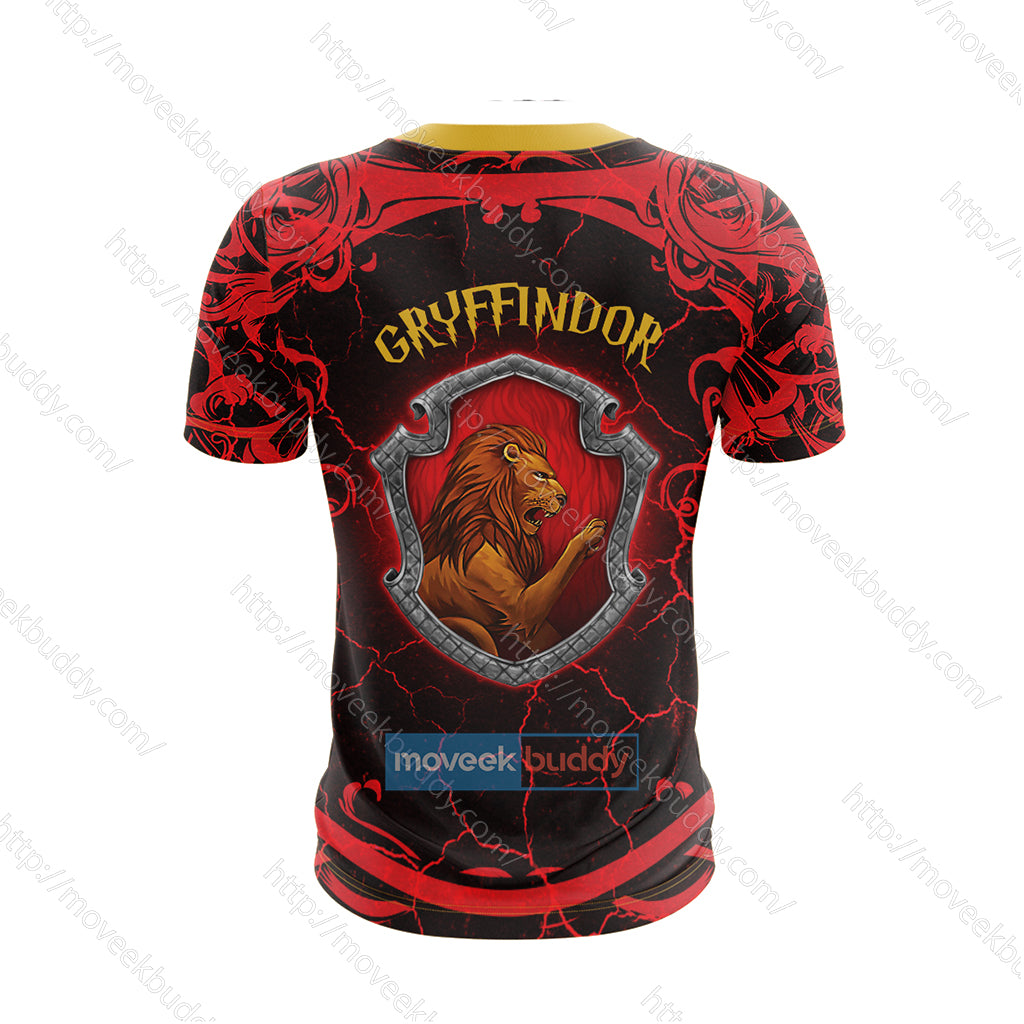 Hogwarts Brave Like A Gryffindor Harry Potter New Unisex 3D T-shirt