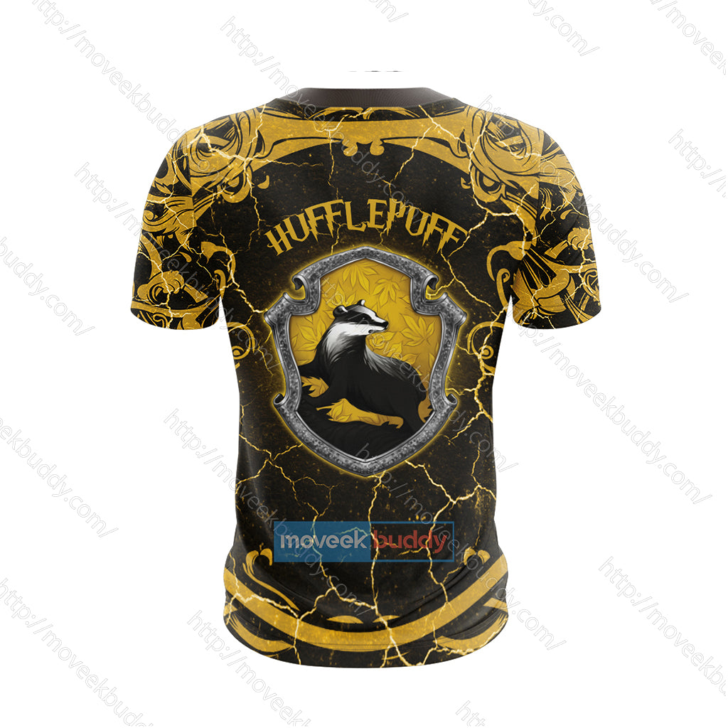 Hogwarts Loyal Like A Hufflepuff Harry Potter New Unisex 3D T-shirt