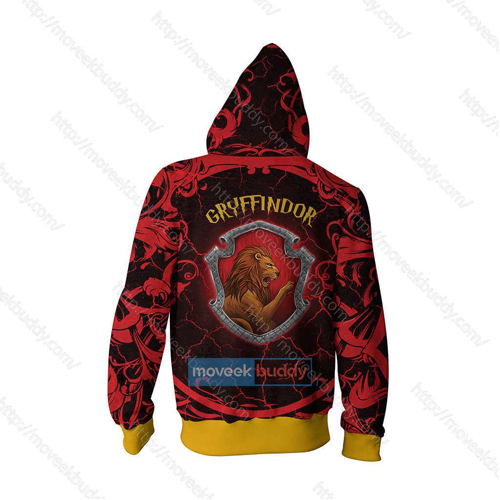 Hogwarts Brave Like A Gryffindor Harry Potter New Unisex 3D T-shirt