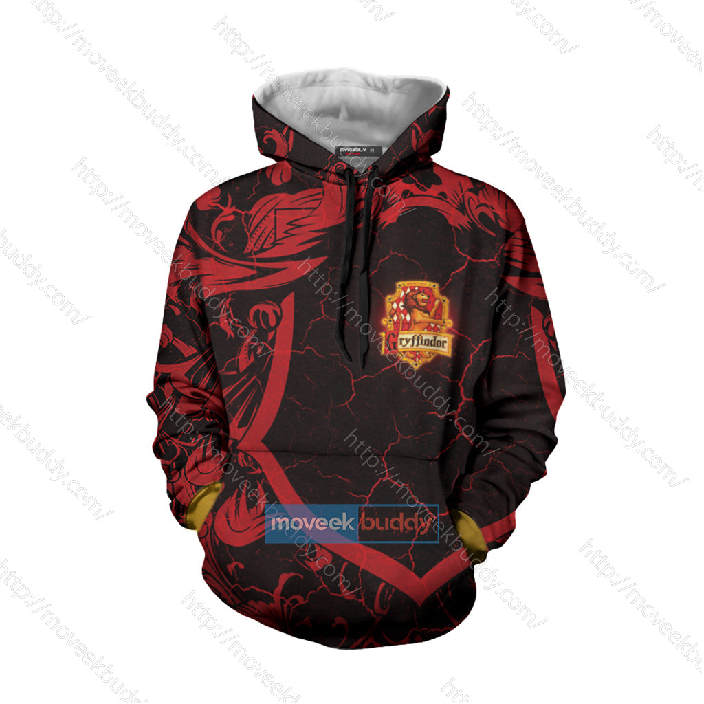 Hogwarts Brave Like A Gryffindor Harry Potter New Unisex 3D T-shirt