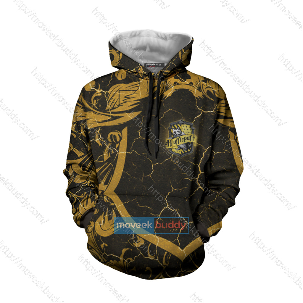 Hogwarts Loyal Like A Hufflepuff Harry Potter New Unisex 3D T-shirt