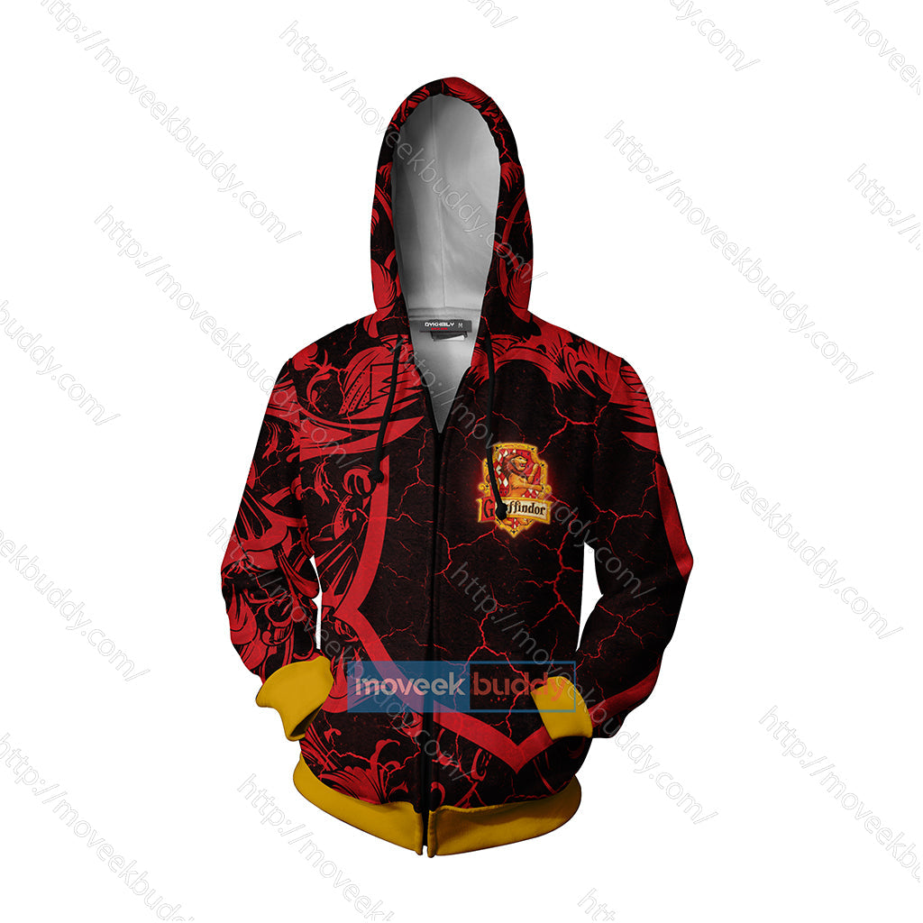 Hogwarts Brave Like A Gryffindor Harry Potter New Unisex 3D T-shirt