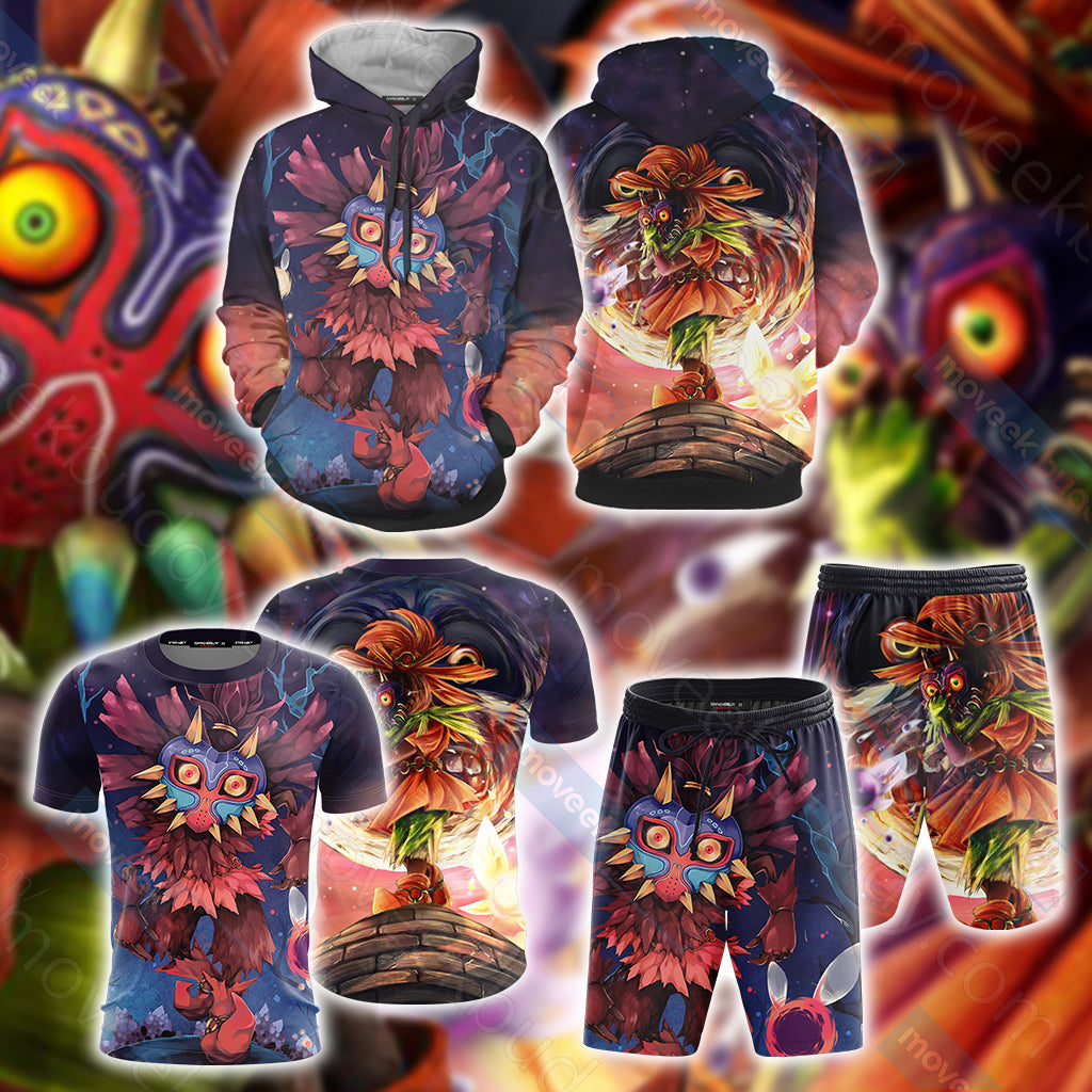 The Legend Of Zelda Skull Kid 3D Hoodie