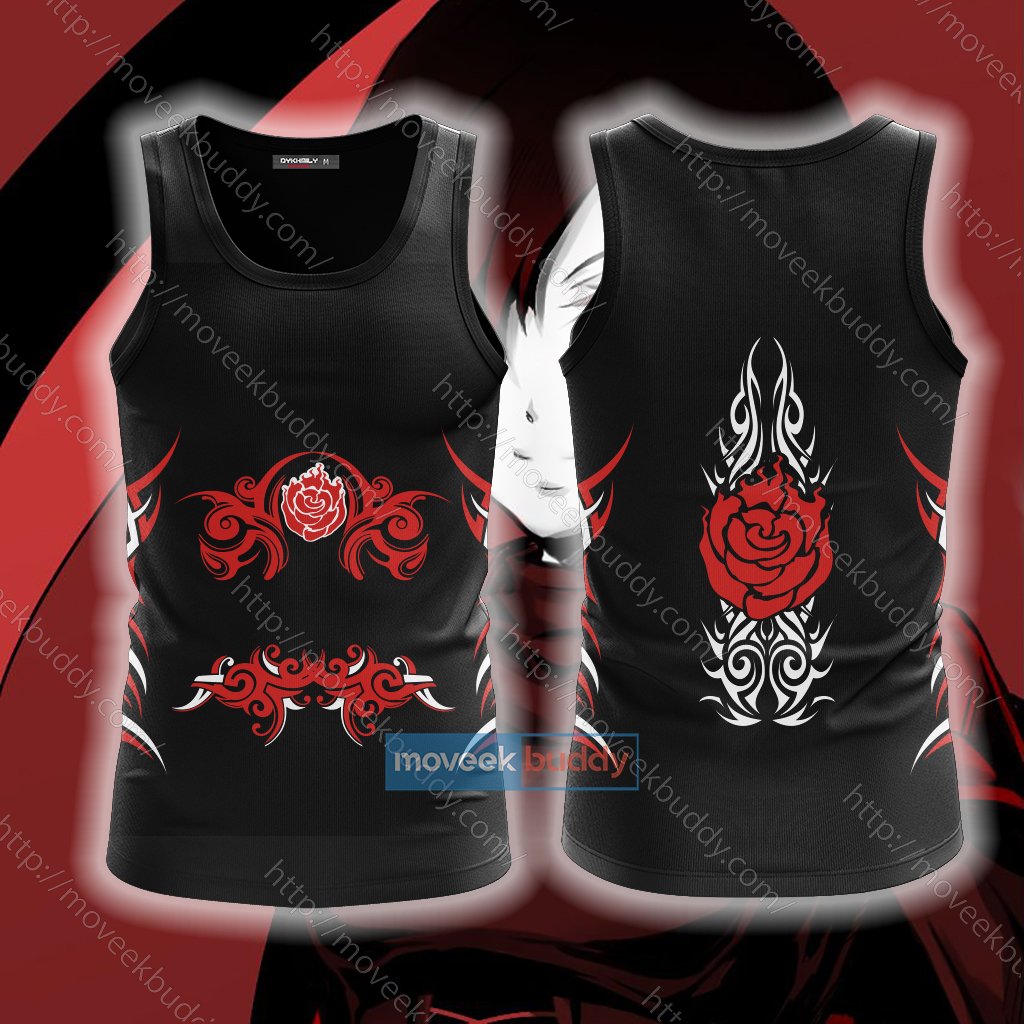 RWBY Ruby Rose Symbol Unisex 3D T-shirt Tank Top S
