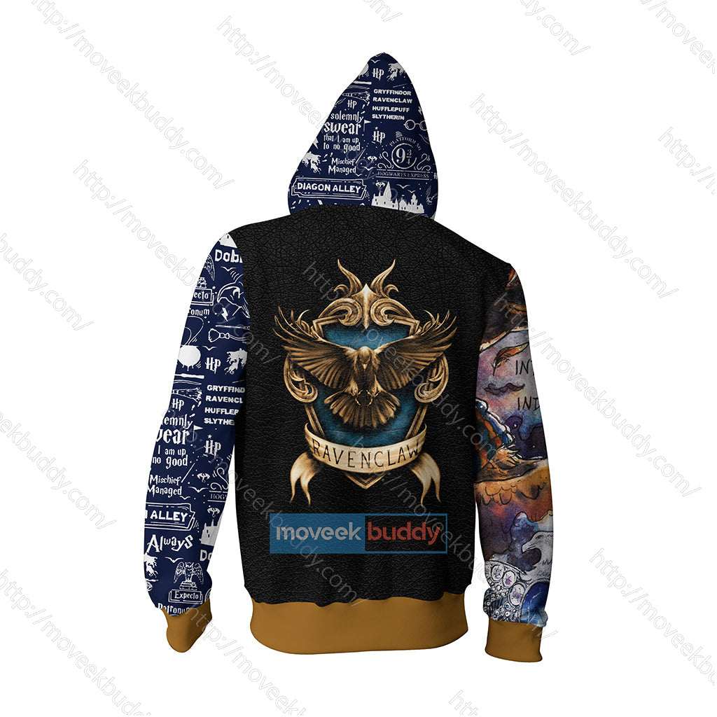 Ravenclaw House Intelligent And Individual Harry Potter Unisex 3D T-shirt