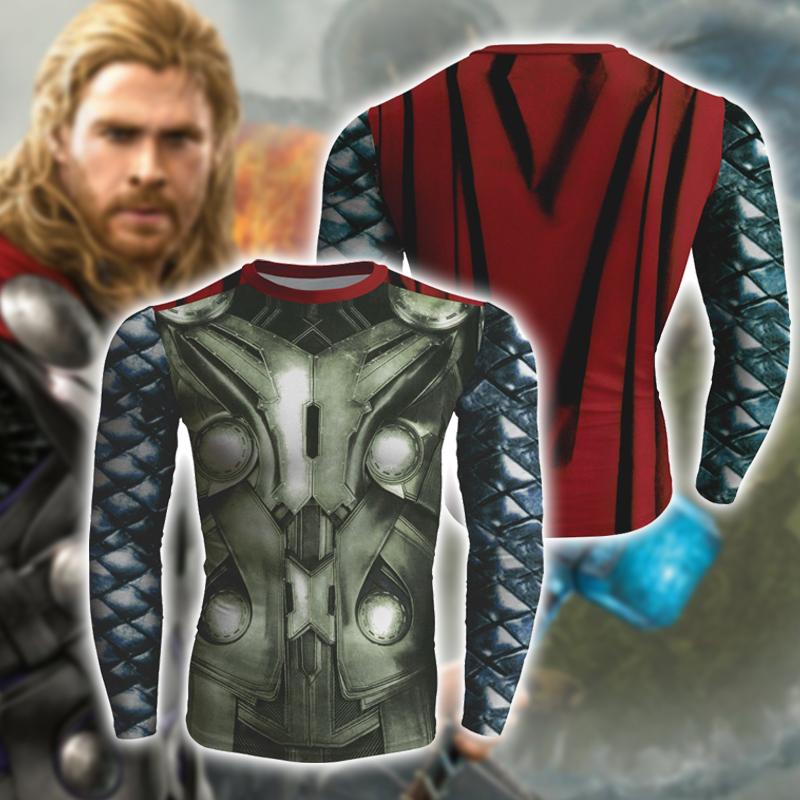 Thor: The Dark World Cosplay Long Sleeve Compression T-shirt US/EU XXS