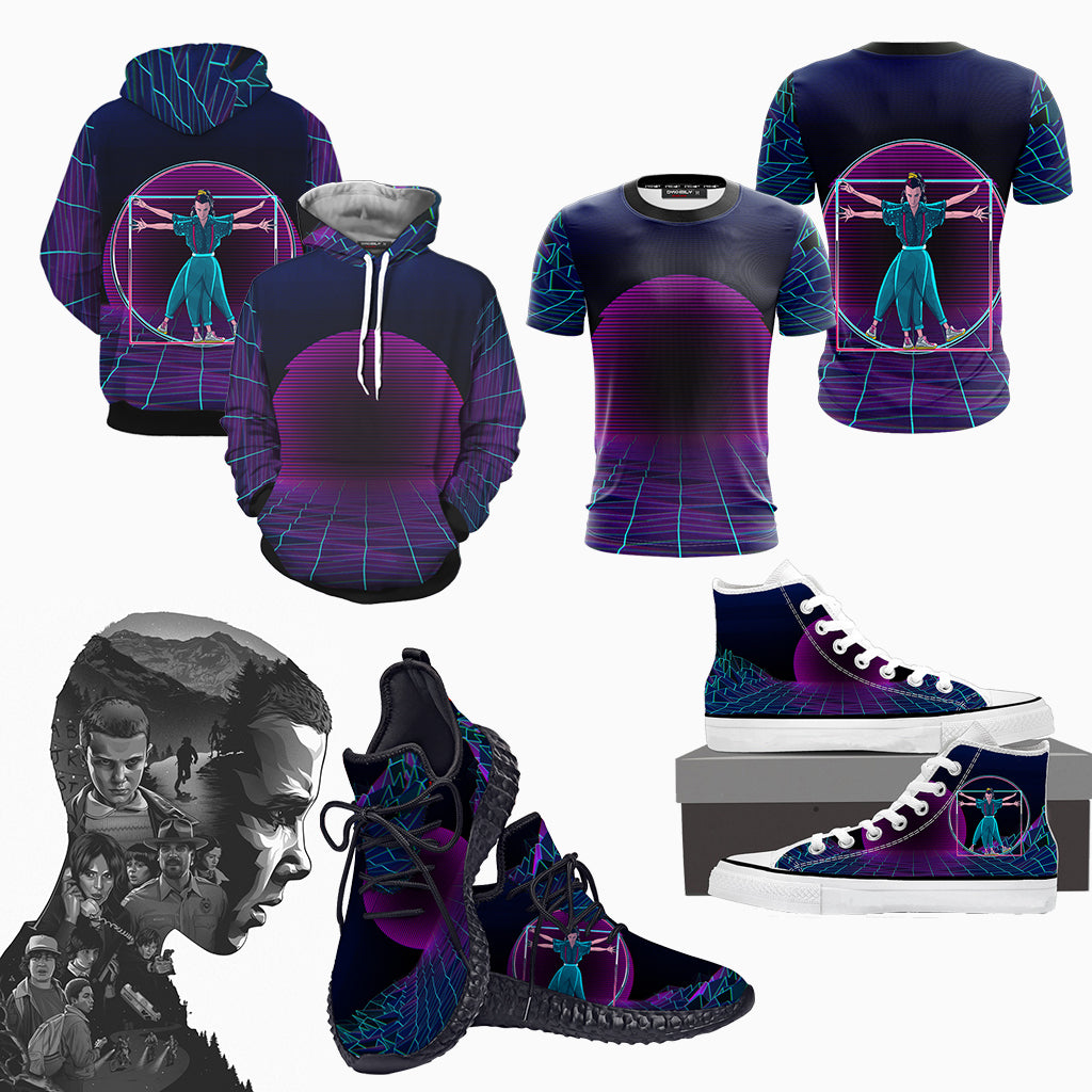 Stranger Things High Top Shoes