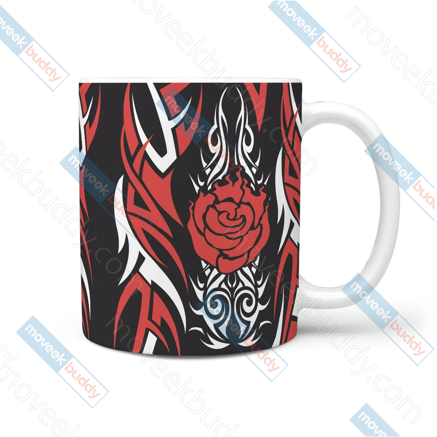 RWBY Ruby Rose Symbol Mugs